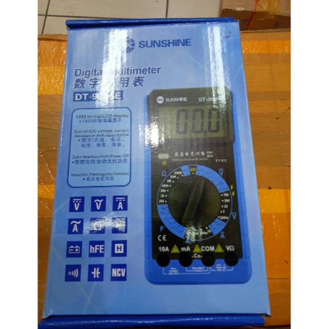 MULTITESTER SUNSHINE DIGITAL DT-9205E