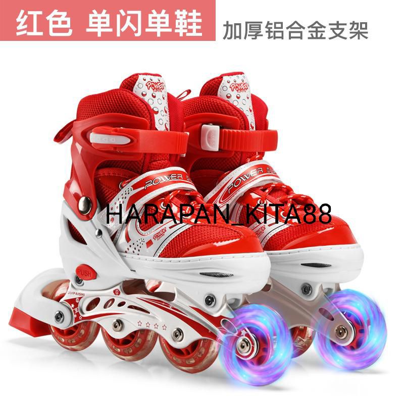 READY SEPATU RODA ANAK INLINE SKATE BISA MODEL BAJAJ/SEPATU RODA POWER