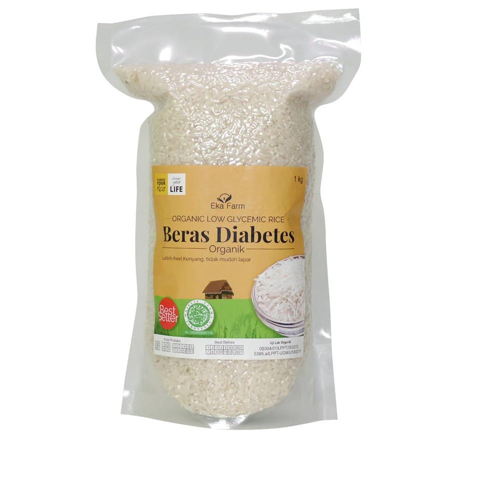 

Terlaris Beras Diabetes Organik Eka Farm Kemasan 1kg Vakum