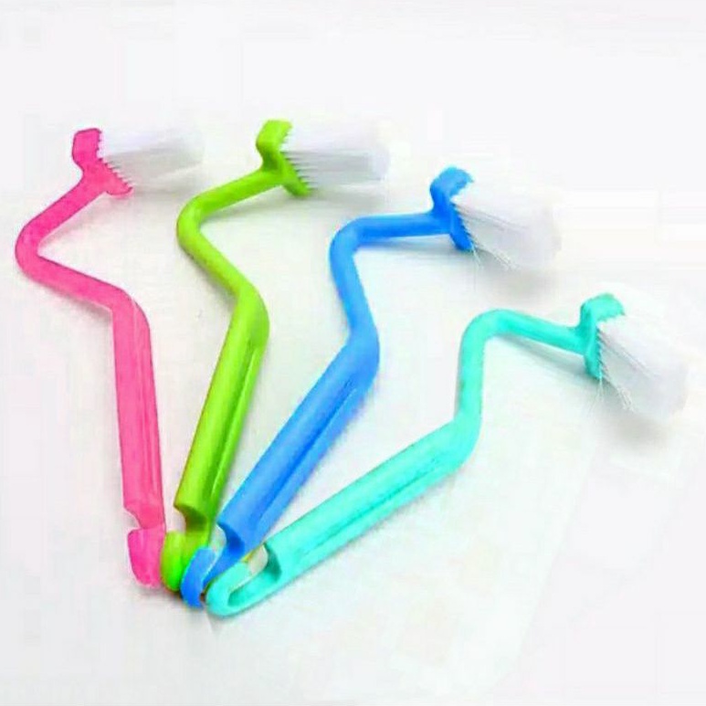 Sikat Kloset Kamar Mandi Model Lengkung Sikat Fleksibel Serbaguna