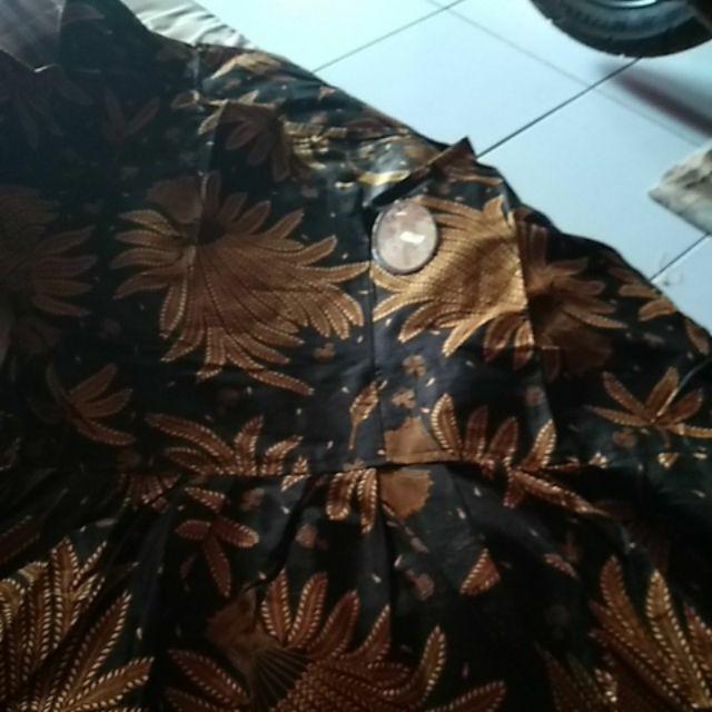 Gamis Etnik Motif Batik Jawi Murah Ukuran Allsize Fit Xl Jumbo
