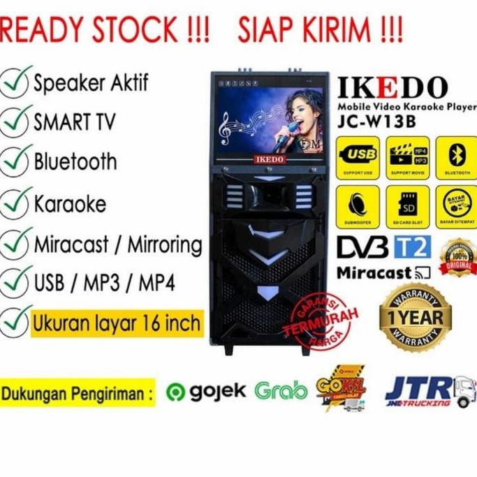 SPEAKER AKTIF SPEAKER KARAOKE SPEAKER TV IKEDO GARANSI RESMI - JC-W13B DG63213ES