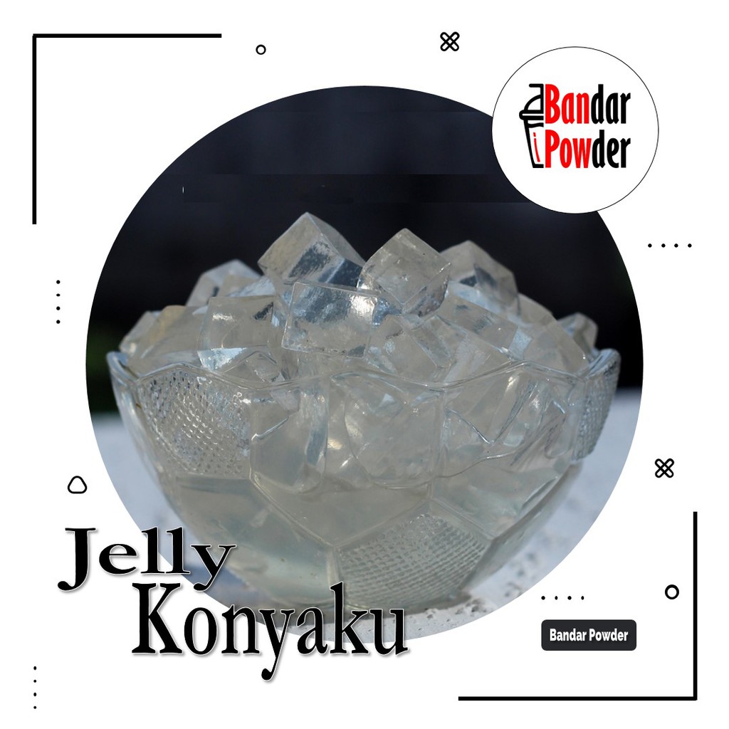 

Jelly Konyaku Powder Plain 1kg - Bubuk Topping Minuman - bp
