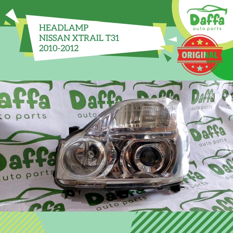Headlamp Headlight Head Lamp Light Lampu Depan Utama Besar Mobil Nissan Xtrail X-Trail T31 T 31 2008