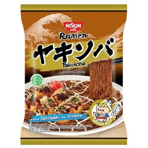Jumbo Mie instan goreng Takoyaki / Nissin Mikuya Ramen Takoyaki / Nissin Mikuya Ramen Kaldu ayam