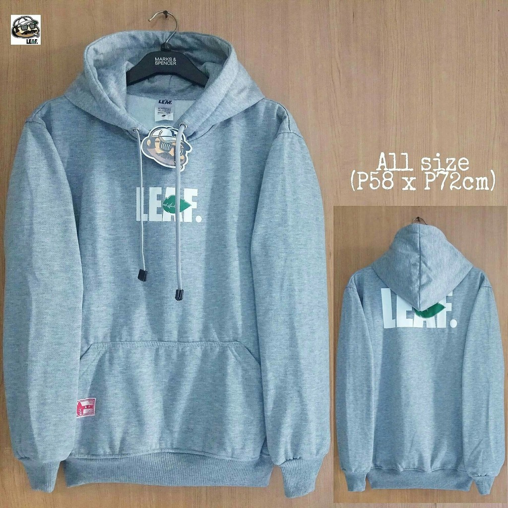 JAKET DISTRO SWEATER HOODIE LEAF