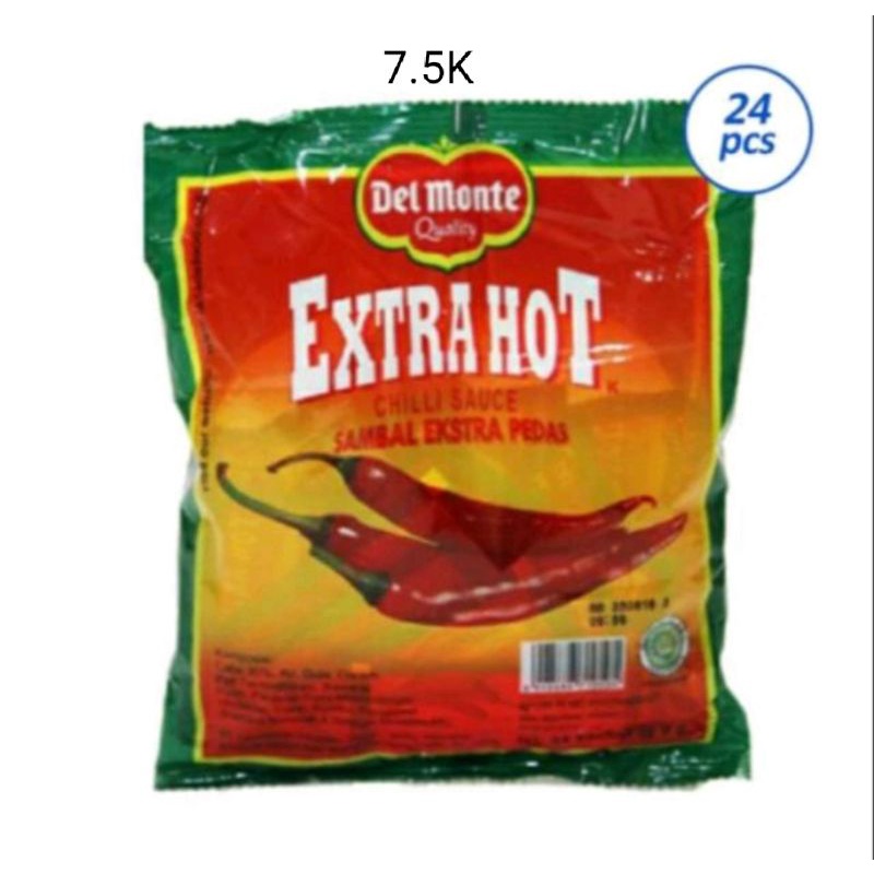 

saos sambal sachet 24x9g Del Monte
