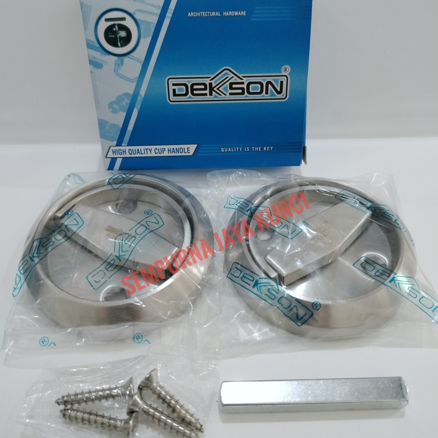 Pull Plate Dekson PP 009 SSS Handle Tanam Bulat Dekson