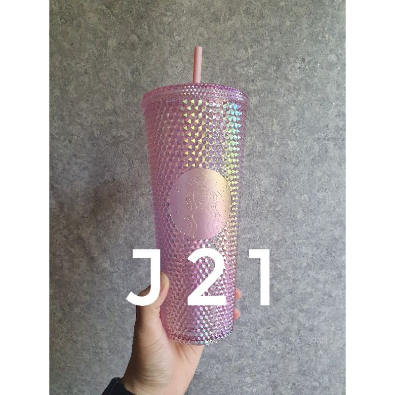 Starbucks Bling Tumbler Studded Pink - Cold Cup