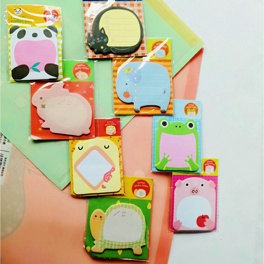

Sticky note hewan/ sticky note animal/sticky note/memo pad/post it note