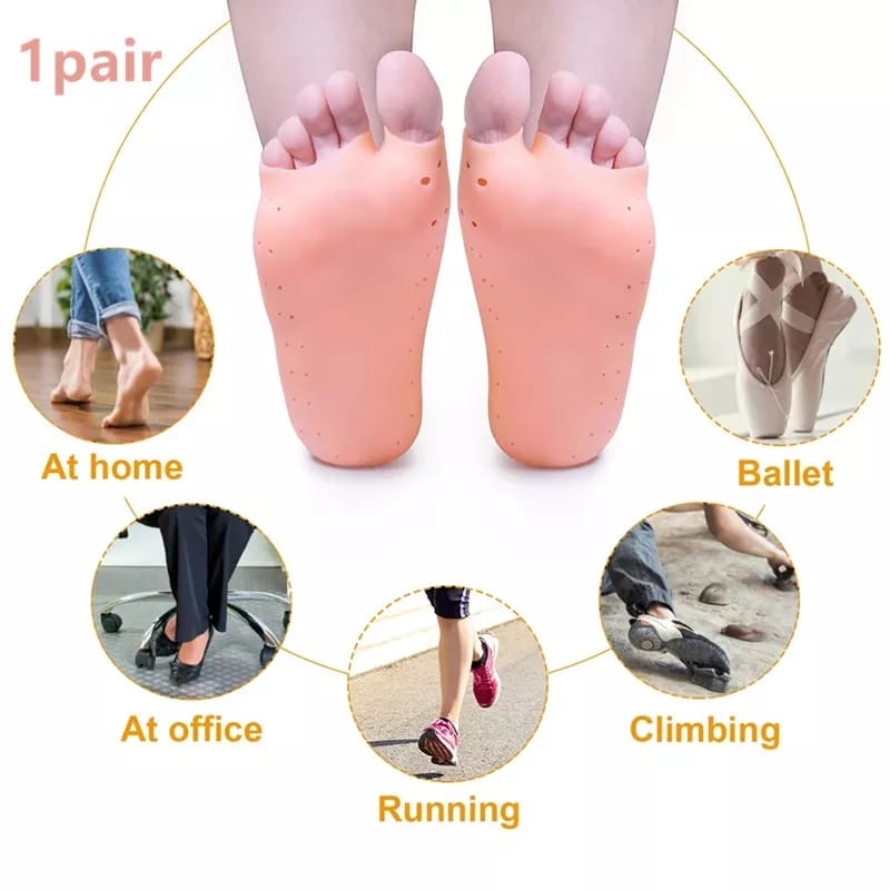 2pcs Kaus Kaki Silikon / Kaos Kaki Silikon Anti Slip / Kaos Kaki Silikon