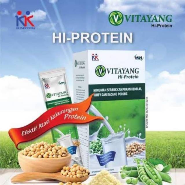 

Vitayang Hi Protein KK Indonesia Suplemen Susu Whey Kacang Polong