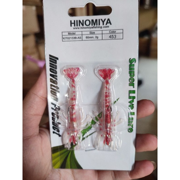 UMPAN UDANG TIRUAN HINOMIYA 60MM ISI 2