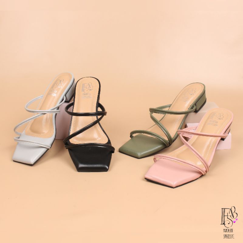 Fsb - MALA Simple Low Heels Wanita