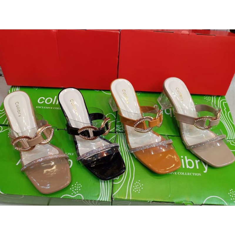 sandal pesta kaca collibry