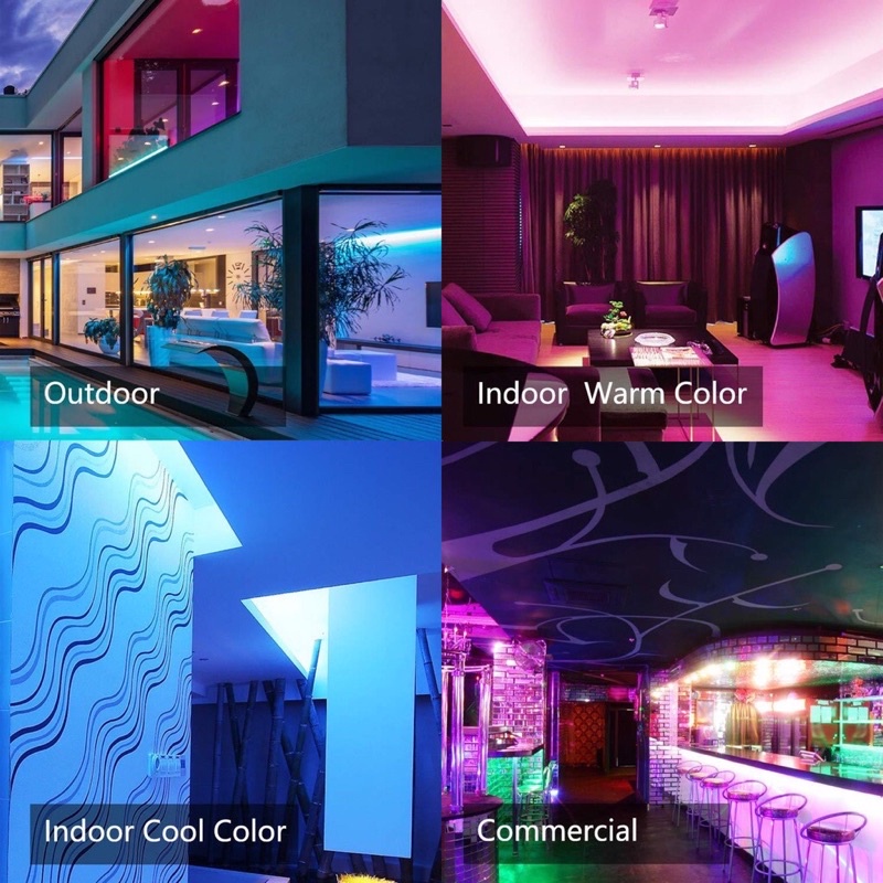 Lampu Selang LED Stripe RGB Warna Warni 2835 3 Meter / Lampu Outdoor and Indoor Plafon / Lampu Hias Kamar / Lampu Dekorasi Rumah / Lampu Aesthetic