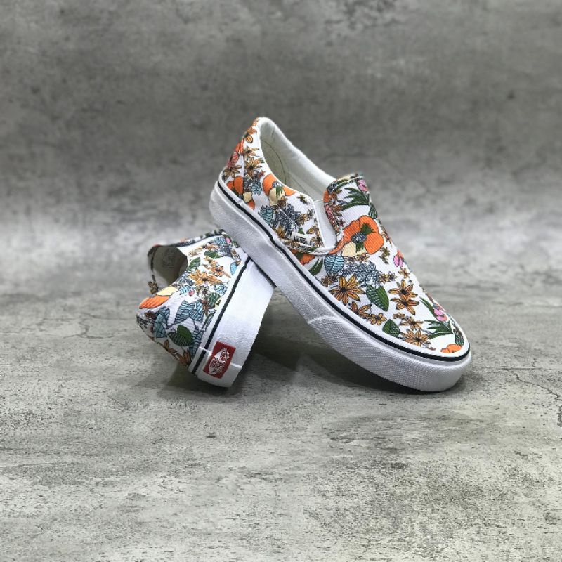 Vans Slip on Multi Tropic True White