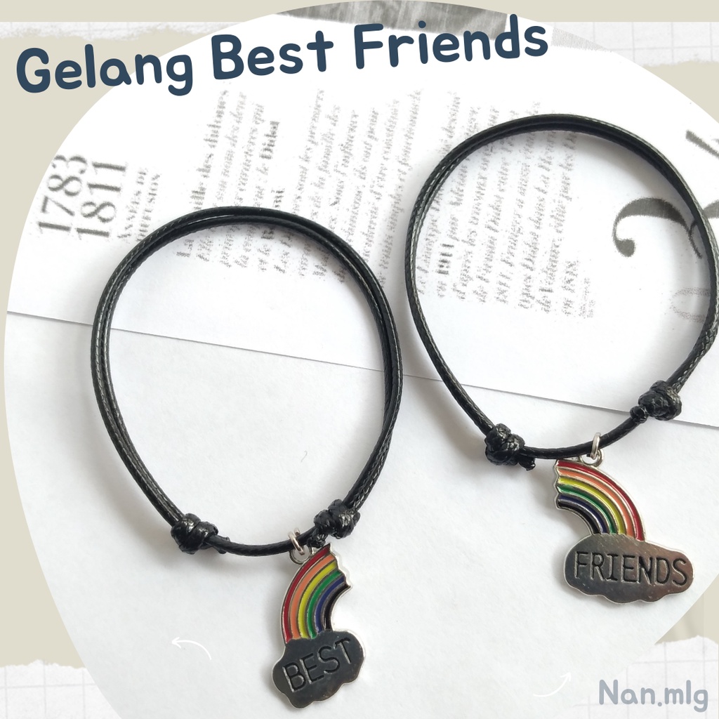 1pasang Gelang Best Friend Gelang Pasangan Sahabat Gelang Couple