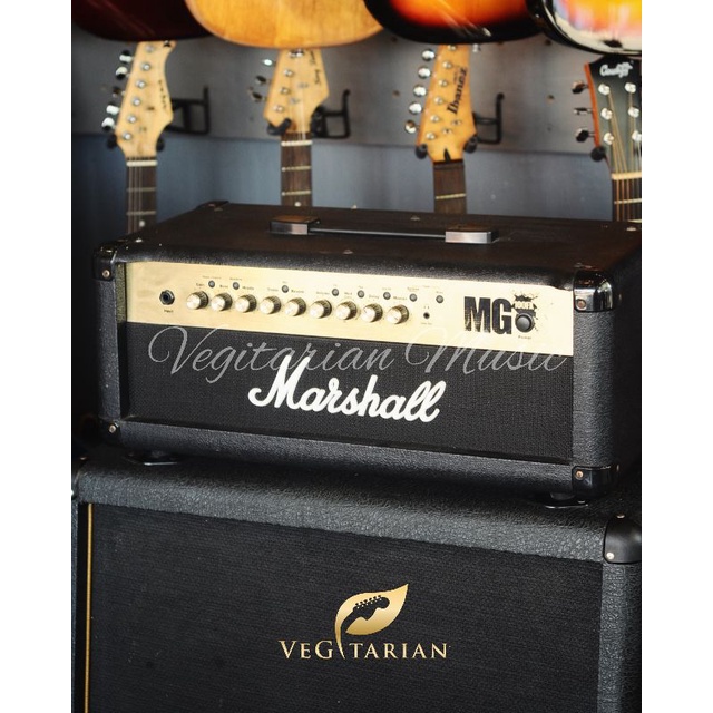 marshall mg100fx head cabinet guitar amplifier