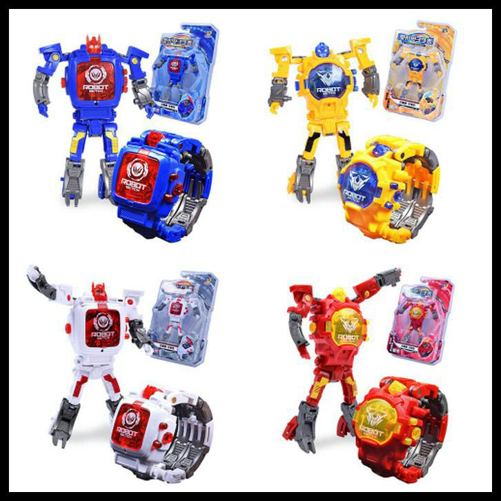 CUCI GUDANG JAM TANGAN ROBOT TRANSFROMER / JAM TANGAN ANAK TRANSFORMER