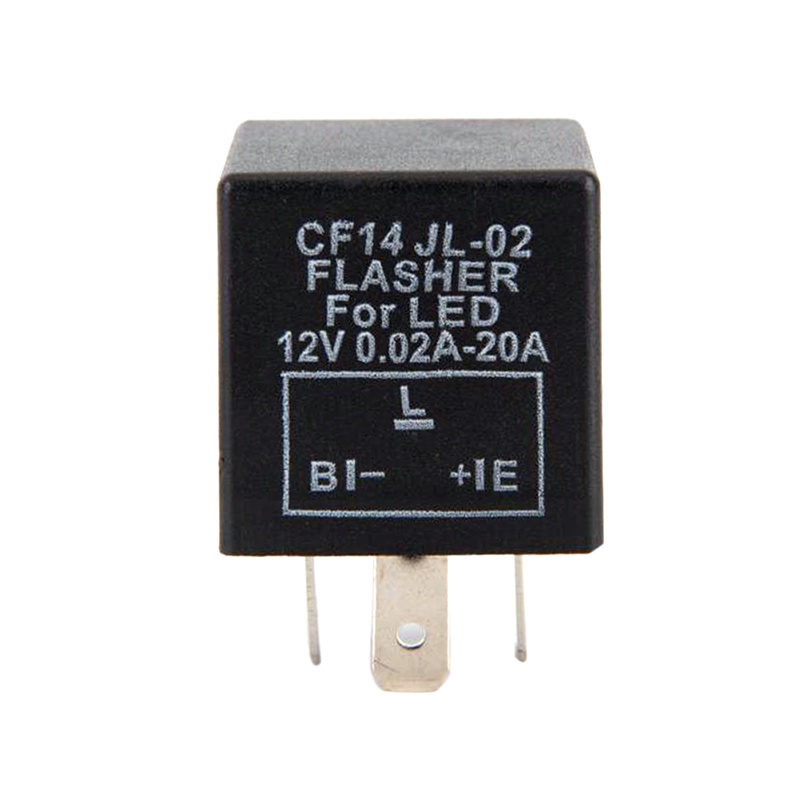 {LUCKID}3-Pin CF14 JL-02 EP35 Car LED Flasher Relay Fix Turn Signal Hyper Flash 12V