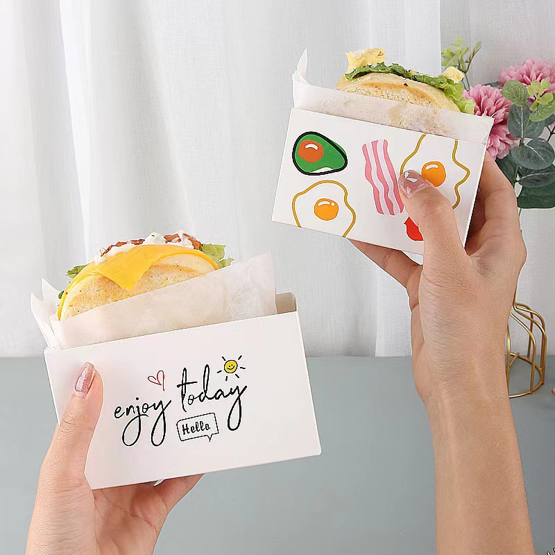 Toast Box Sandwich Box Tempat Roti Kotak Kue Korea Sandwich Box Craft