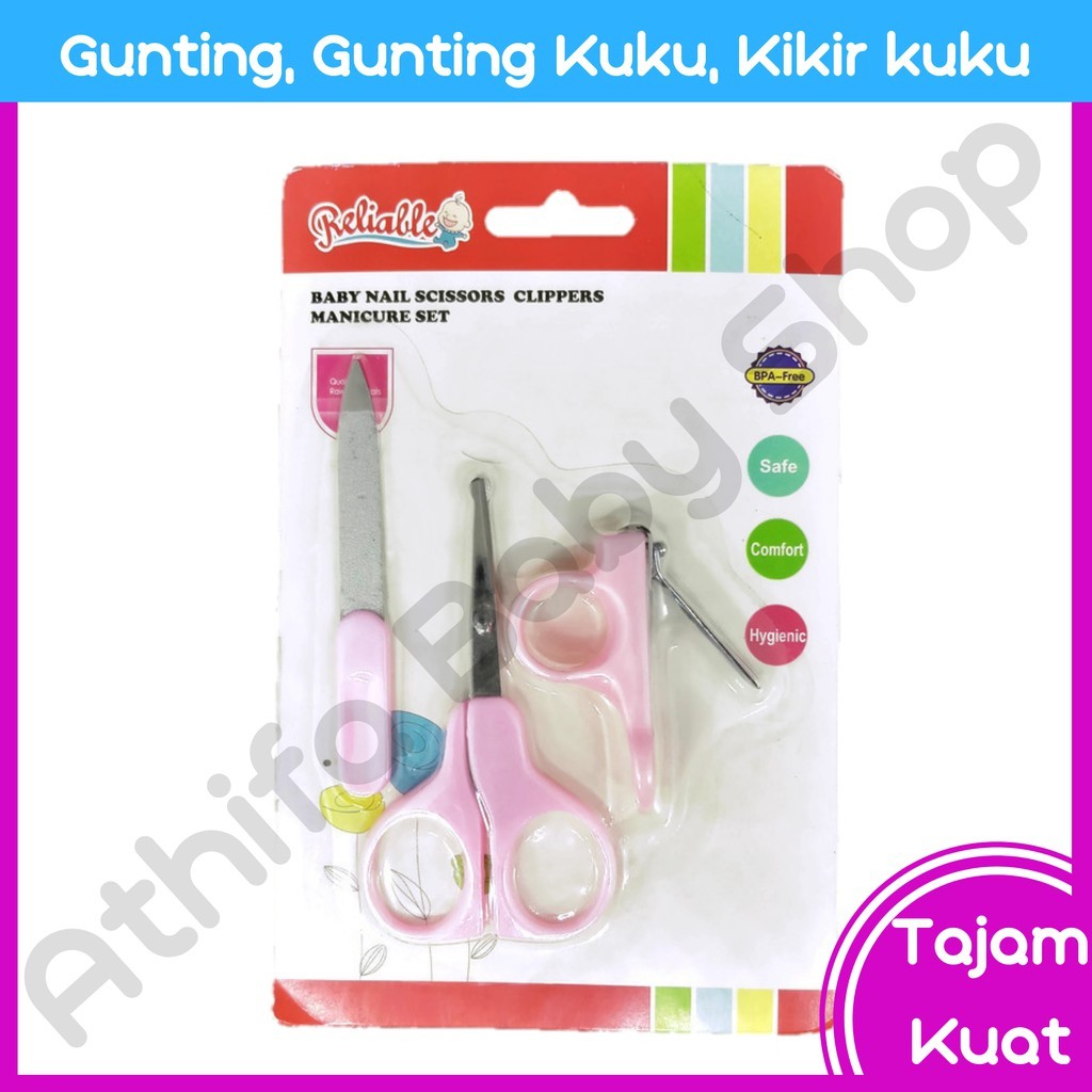 Gunting Kuku Bayi Gunting Bayi 3in1 Realiable Baby Nail Care RAC-8813