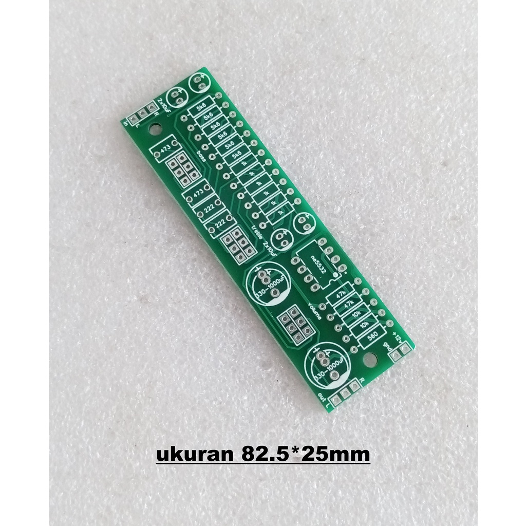 PCB ne5532 Stereo Tone Control