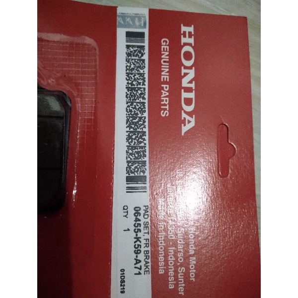 KAMPAS REM DEPAN DAN BELAKNG Vario 160 Cbs GENIO VARIO 125 150 LED NEW