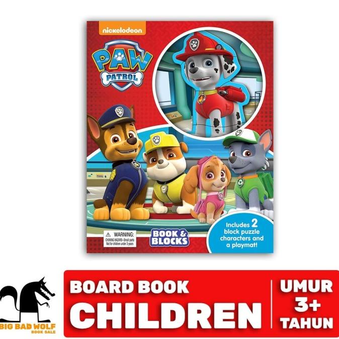 PAW PATROL BOOK & BLOCKS Lc