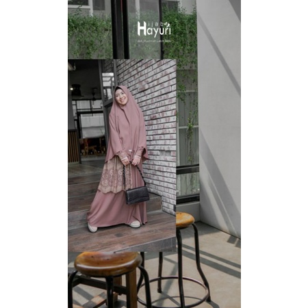 HIJAB HAYURI GAMIS SET HANIFAH/ GAMIS SET SYARI/ GAMIS SET HIJAB/ GAMIS REMAJA