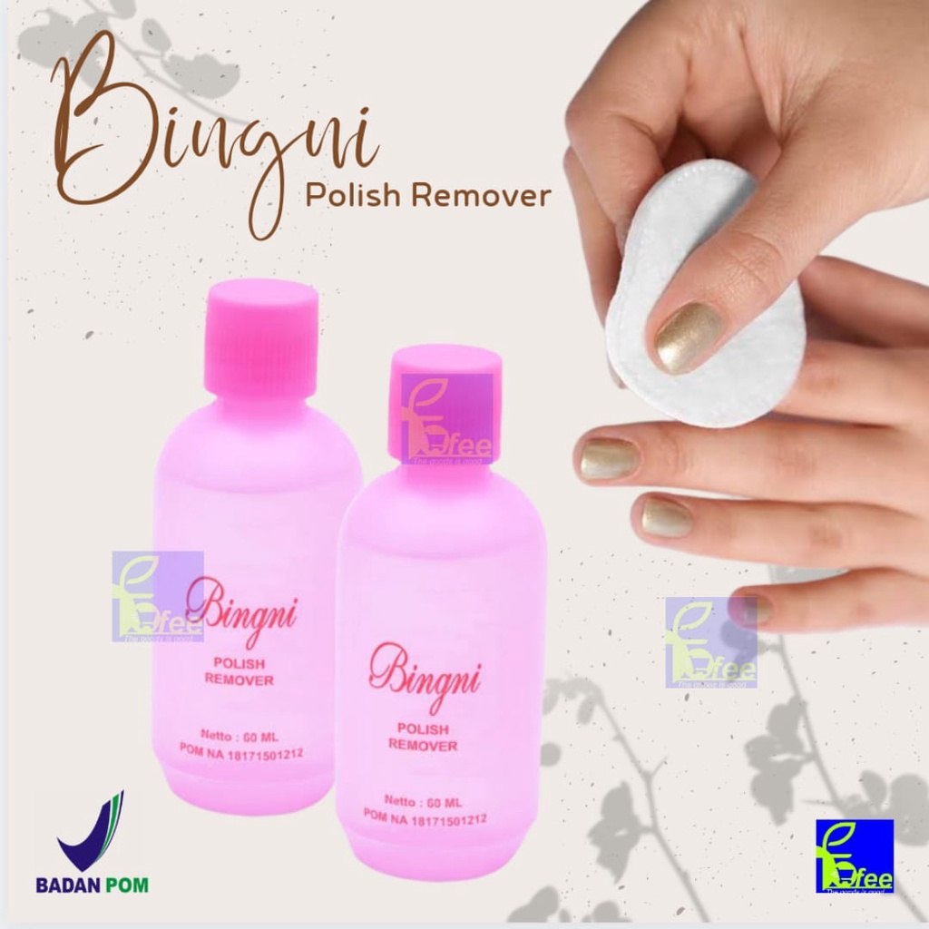 {LOCAL] - (Bingni) Nail Polish Remover / Penghapus Kutek BPOM/DEPKES RI Kode PKB2