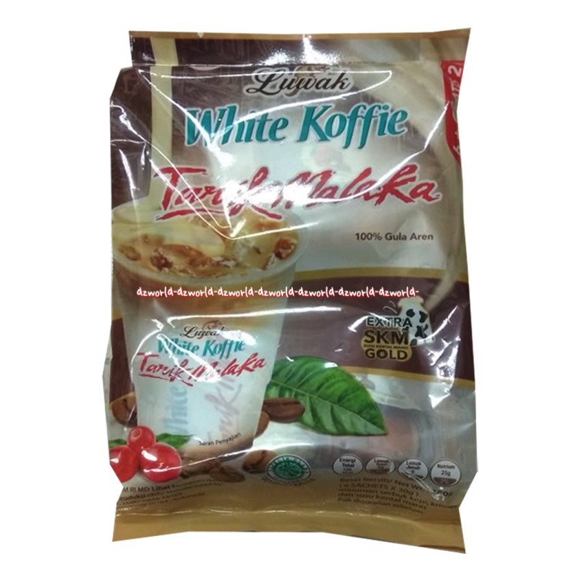 Luwak White Coffe Tarik Malaka Isi 6Sachet Kopi Instan Kopi Tarikmalaka