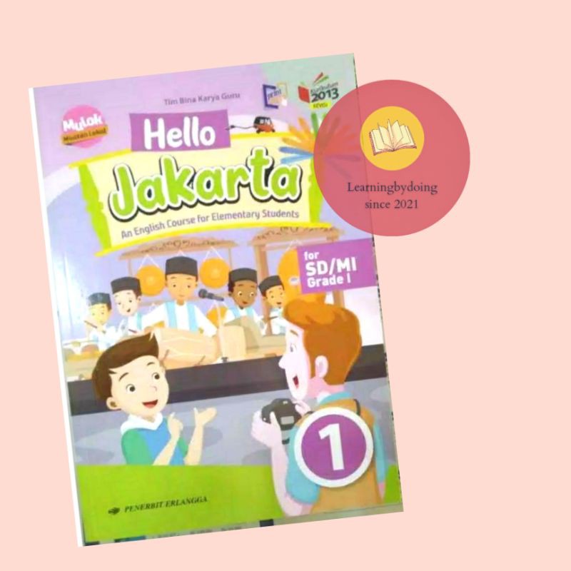 HELLO JAKARTA MULOK KELAS 1 SD K13N ORIGINAL ERLANGGA