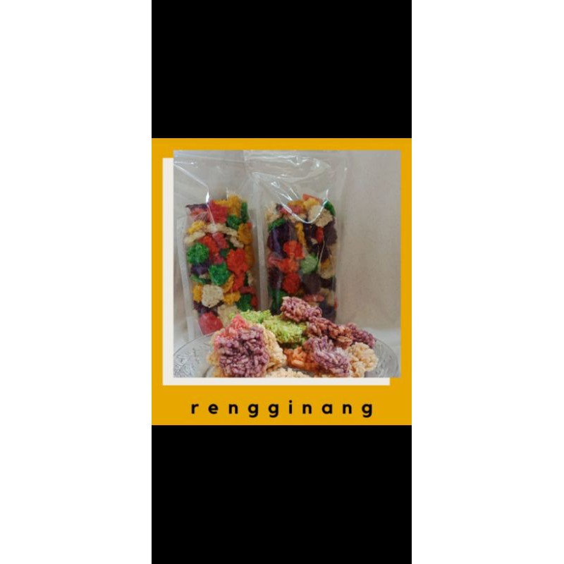 

Rengginang ketan maknyoss warna warni 500gr