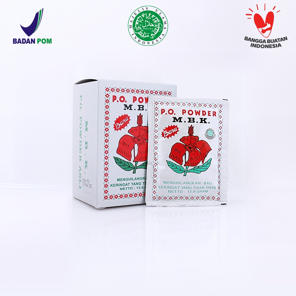 MBK P.O. Powder Bedak Silver Sachet 13.6gr