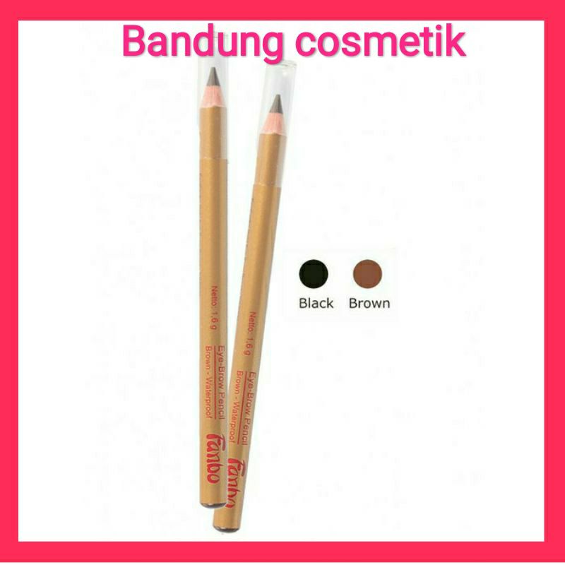 FANBO Eyebrow Gold || FANBO Pensil Alis Coklat&amp;Hitam