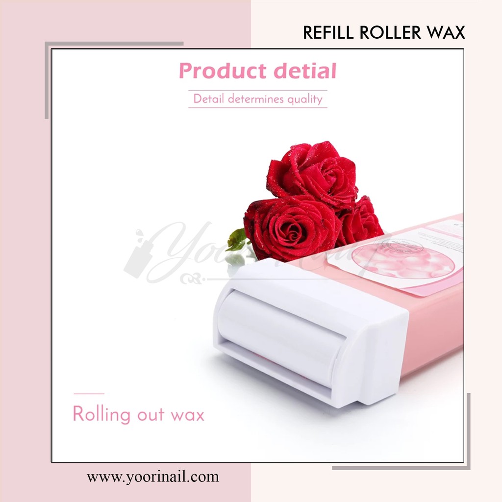 Refill roller wax depilatory hair wax removal waxing pembersih bulu