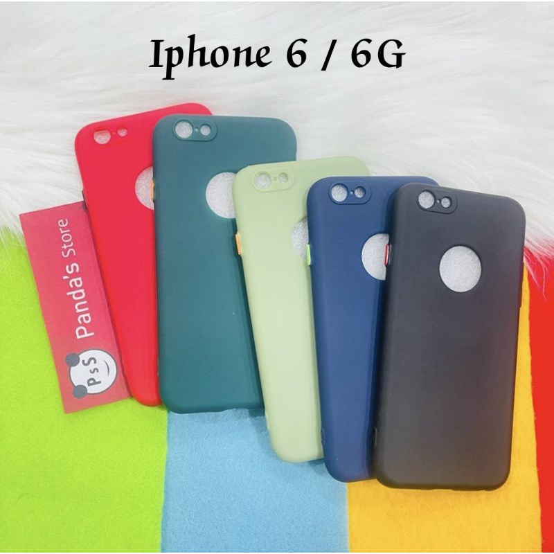 Case Iphone 6, 7, 7+, 8, 8+Babycase + Pelindung Kamera, Makaron Full Color (PsS)