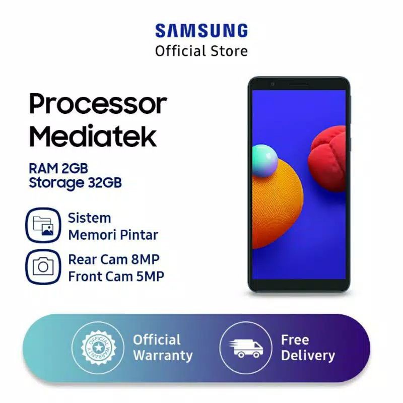 Samsung Galaxy A01 Core 2/32 Garansi Resmi