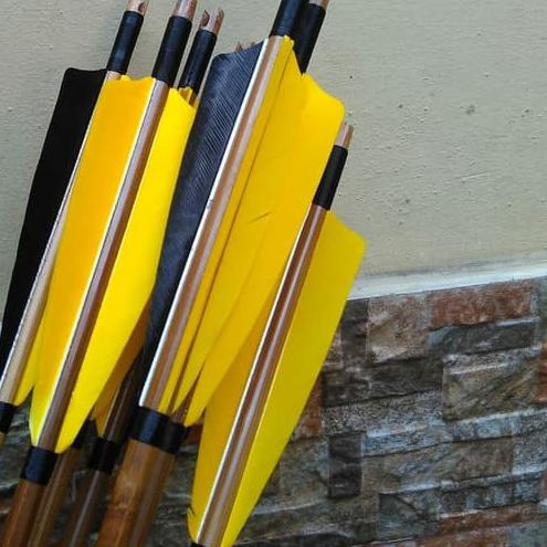 ➹ Arrow Bambu Tonkin bulu kalkun Premium ♜