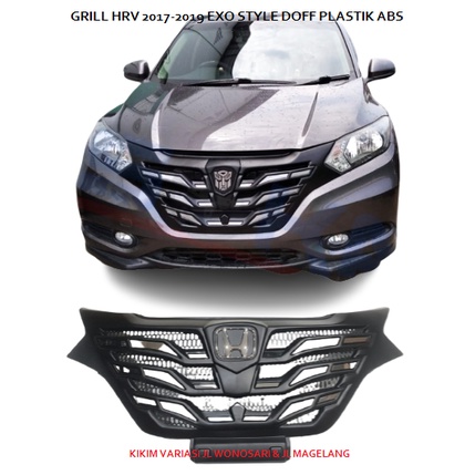 GRILL HRV 2014-2018 APOLLO HITAM LIST CHROME JSL