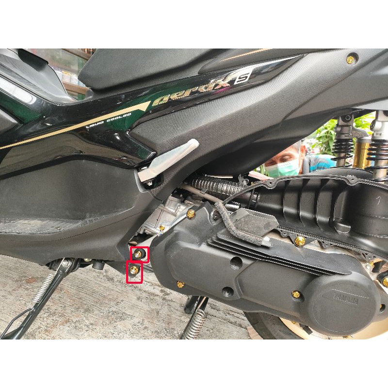 NACOM DV Baut Mounting Mesin + Mur MIO,NMAX NEW,LEXI,AEROX