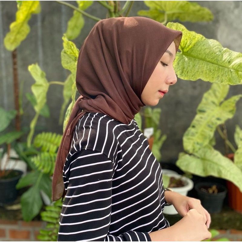 segi empat  Paris premium anti letoy katun voal jait tepi