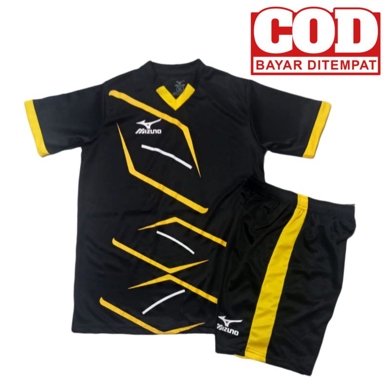 Jersey Baju Setelan Anak Anak Baju Voly Baju Badminton Baju Bulutangkis Baju Jersey Futsal Junior 5 - 13 Tahun