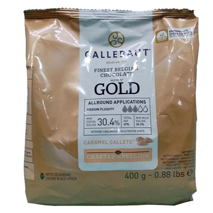 

] CALLEBAUT CARAMEL CHOCOLATE 400 G-