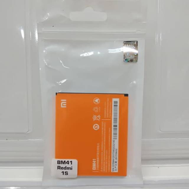 Baterai Batre Battery Xiaomi Redmi 1 / 1s BM41 BM-41 BM 41