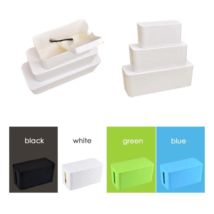 

Kotak Organizer Kabel Doff Minimalis Charger Wire Cable Management Box
