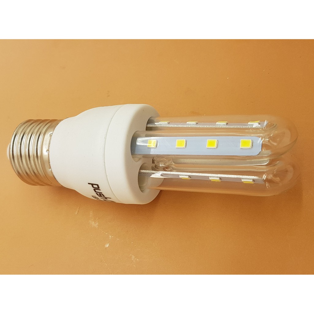 Lampu LED PushOn 2U 3 watt 16 led SMD 270 lumen Cahaya PUTIH