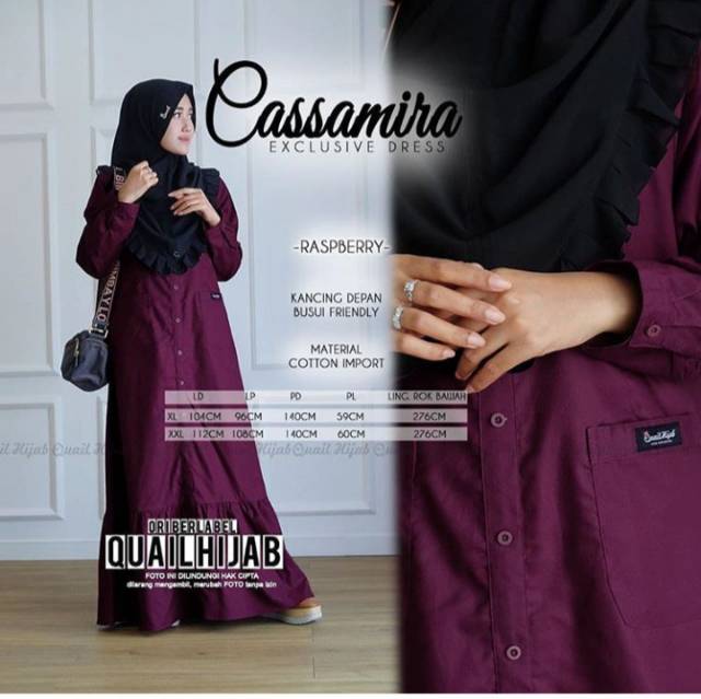 Gamis quail Cassamira